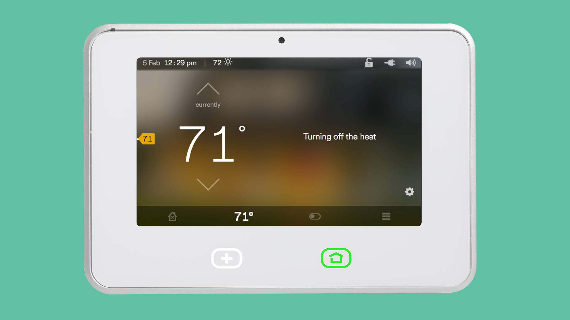 SkyControl 2.0 Adjust Thermostat Temperature
