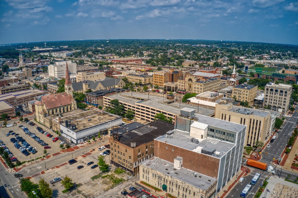 Joliet Illinois view of city