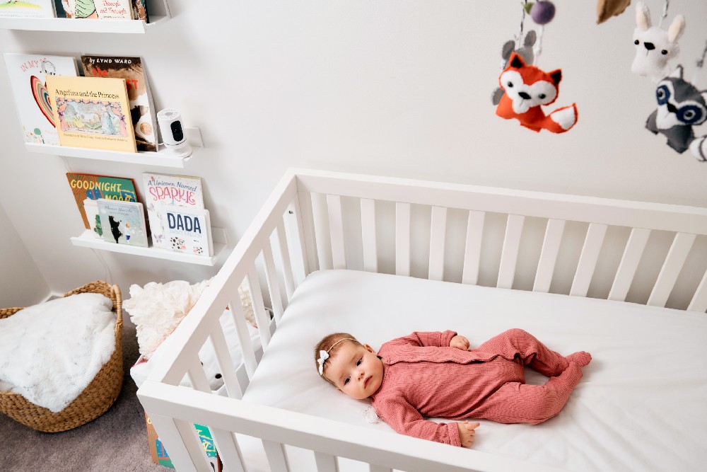 baby in crib vivint indoor camera