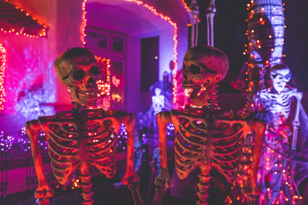 skeletons and lights