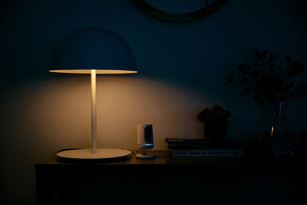 vivint indoor camera with lamp
