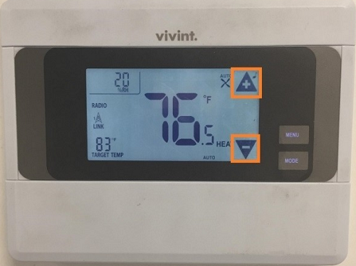 Smart Thermostat (CT100) - Adjust Temperature