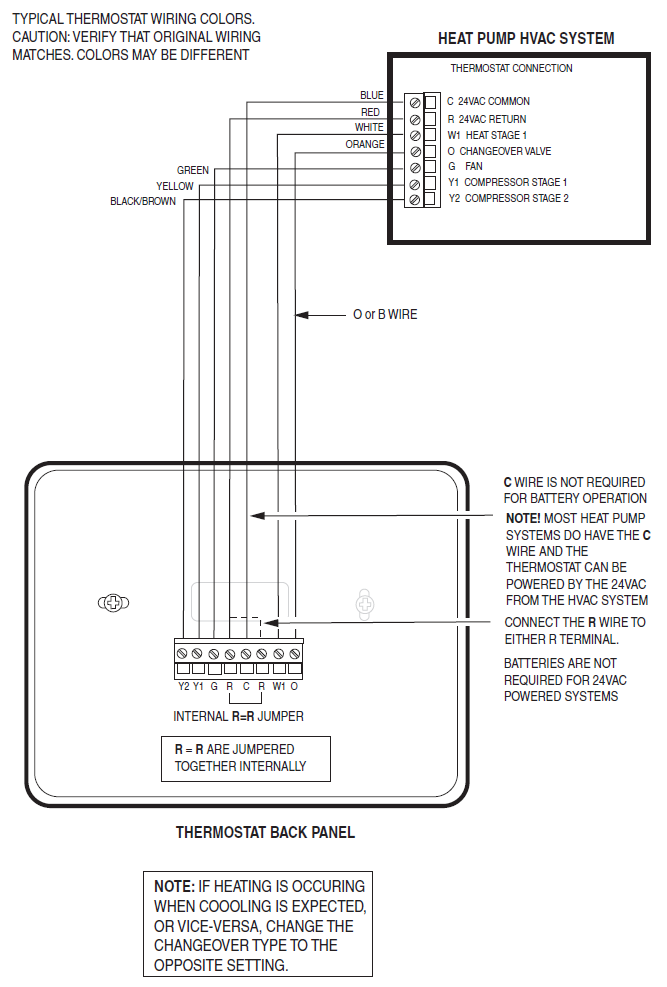 Nortek Thermostat - Installation Guide  Mobile Home Heat Pump Wiring Diagram    Vivint Support