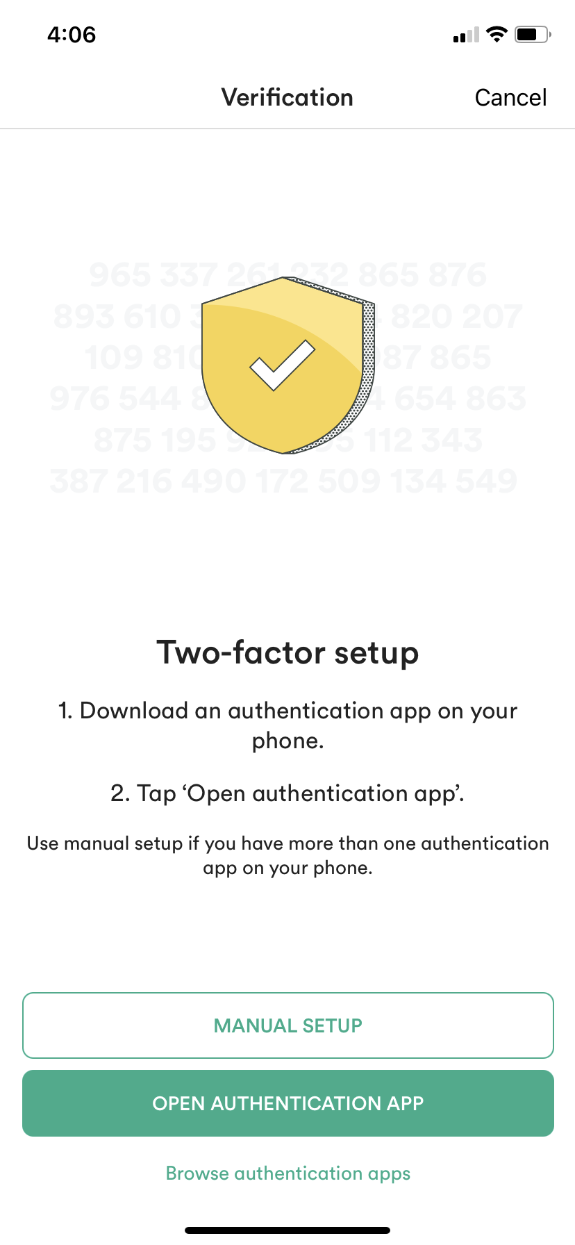 Jakou aplikaci Authenticator používá Vivint?