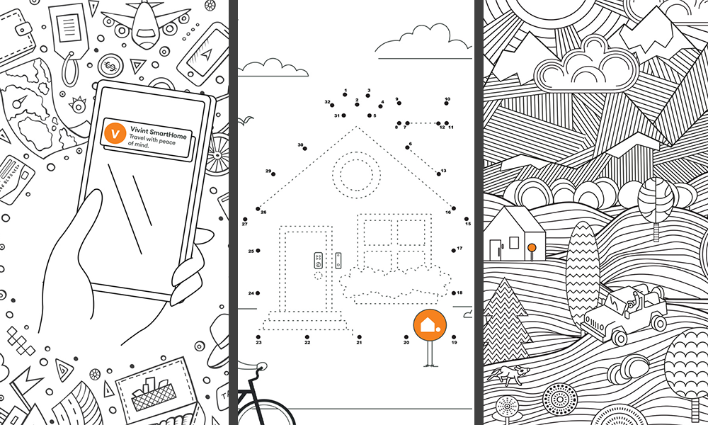 vivint coloring book